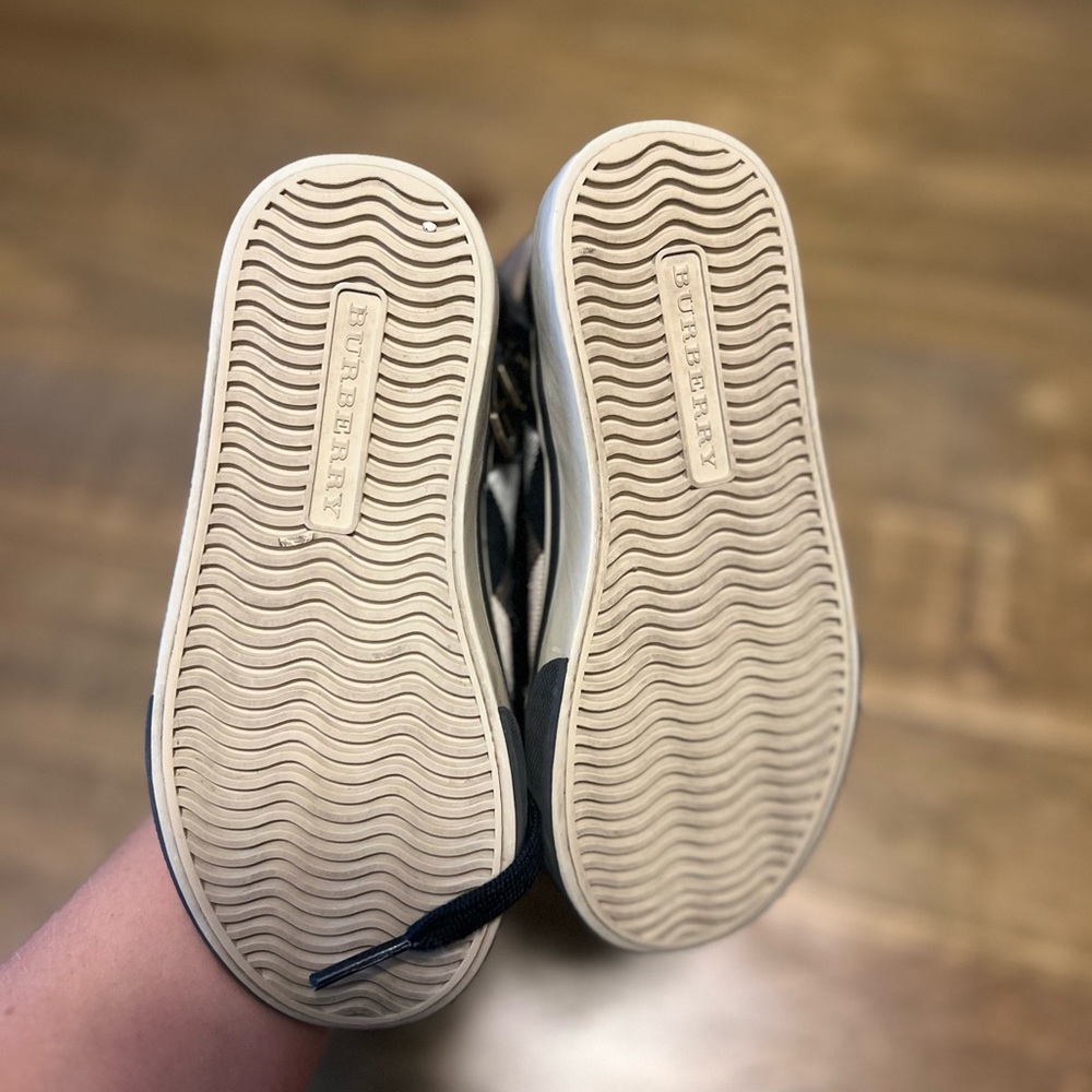 Toddler Burberry high tops